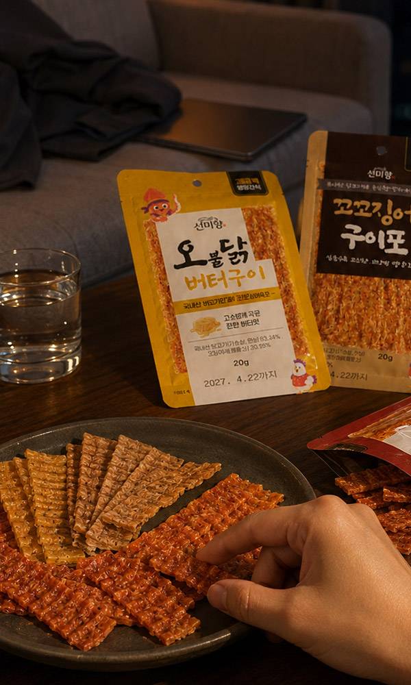 닭가슴살과 오징어의 맛있는 만남 오불닭 3종 SET
